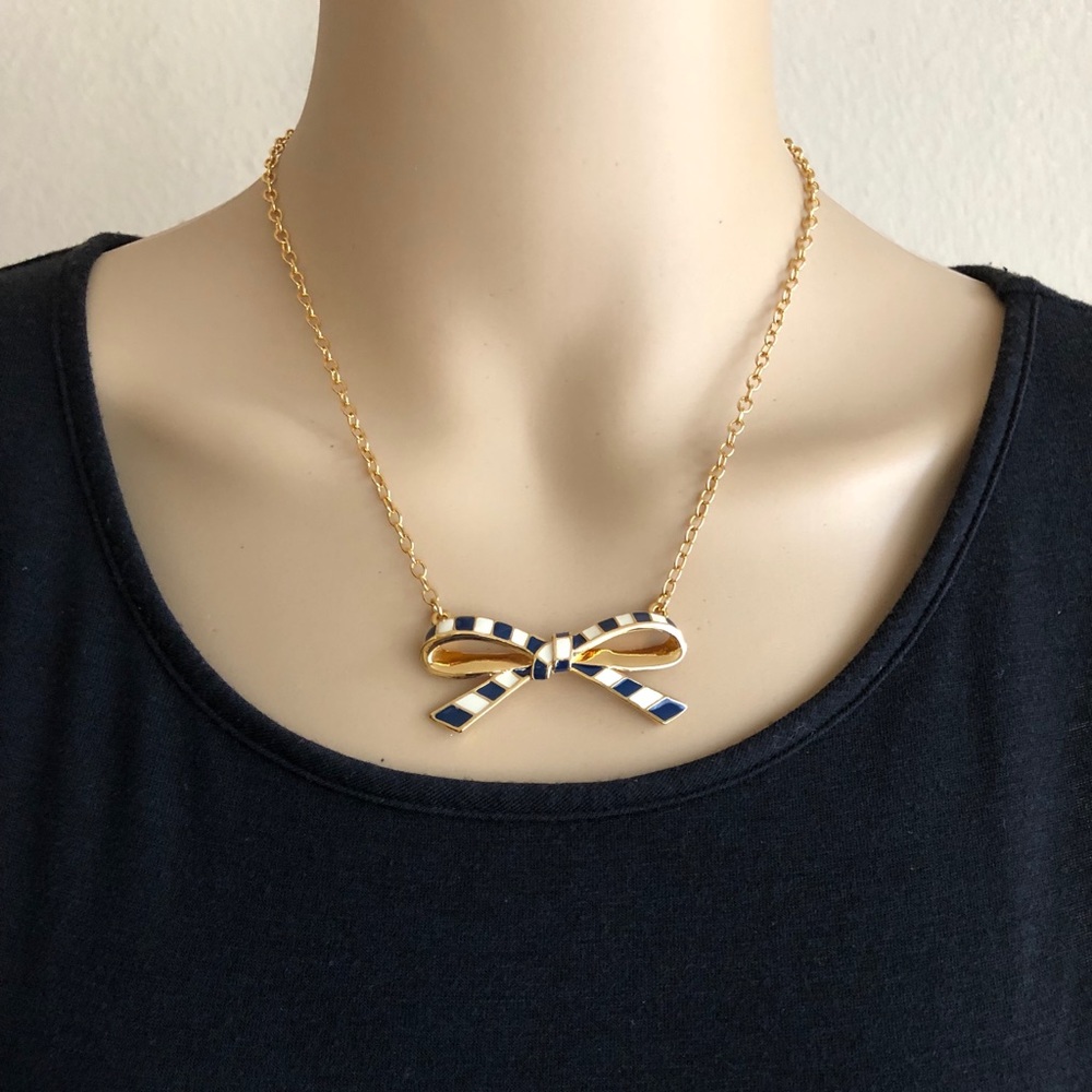 Kate Spade Finish Touch Bow Necklace